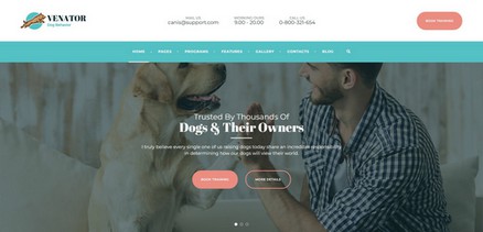 Venator - Dog Behavior and Obedience Training Joomla 4 Template