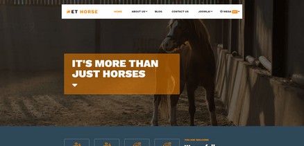 ET Horse - Responsive Horse & Equestrian Joomla 4 Template