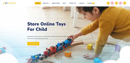 KidToy - Responsive Toy eCommerce Joomla 4 Template
