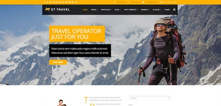 Travel - Responsive Travel Agency Operator Joomla 4 Template