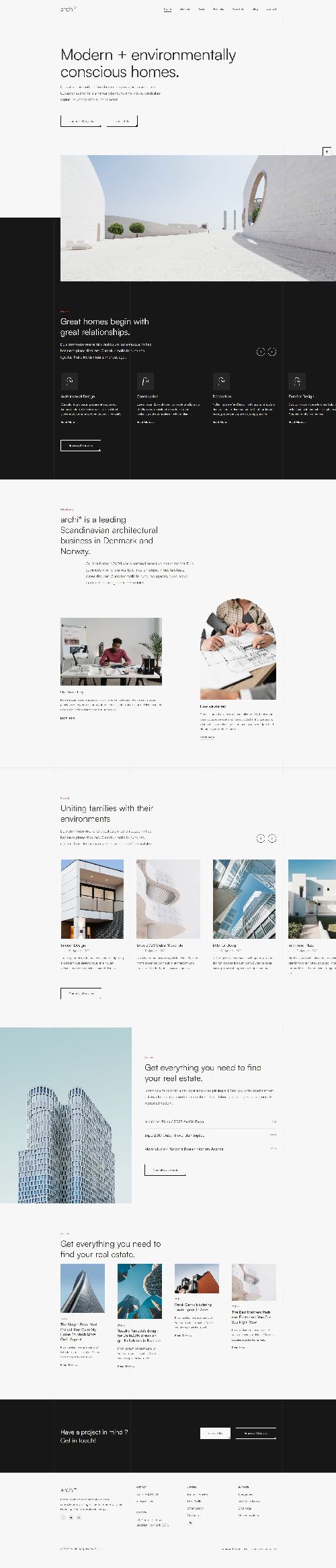 Archi - Clean Interior Design Websites Joomla Template