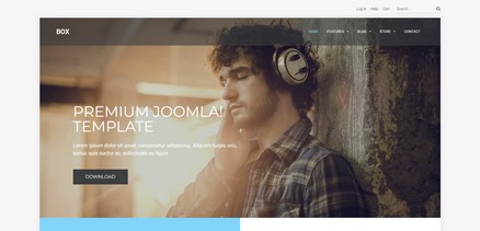 Box - Responsive eCommerce Websites Joomla 4 Template