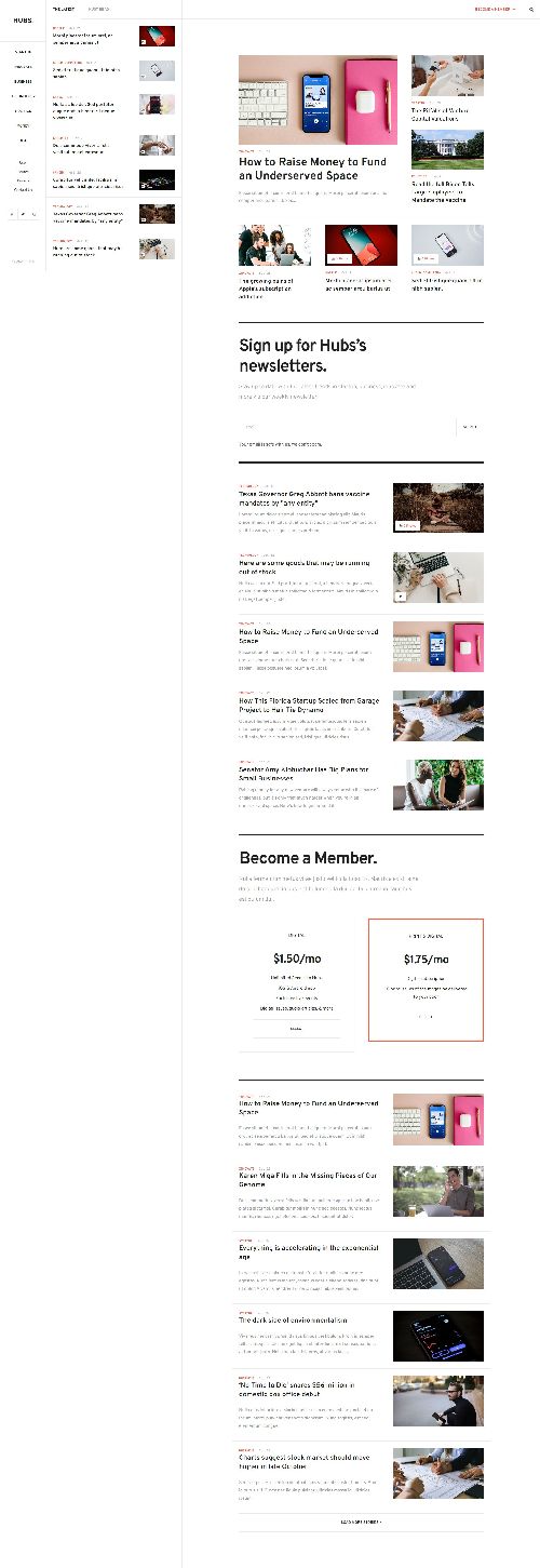 Hubs - Joomla Template for News and Magazine Websites