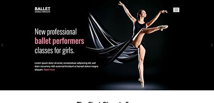Ballet - Joomla 4 Template Dedicated to Artistic Dance