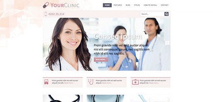 Clinic - Joomla 4 Template for Hospitals, Clinics Websites