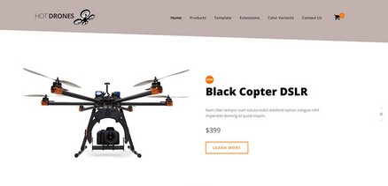 Drones - Responsive Drones Websites Joomla 4 Template