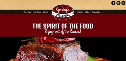 Food Spirit - Restaurants Pizzerias Cafés Joomla 4 Template