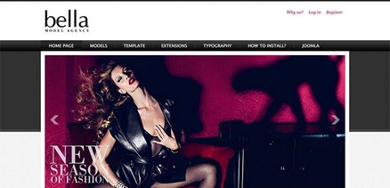 Model Agency - Joomla 4 Template for Model Agency Website