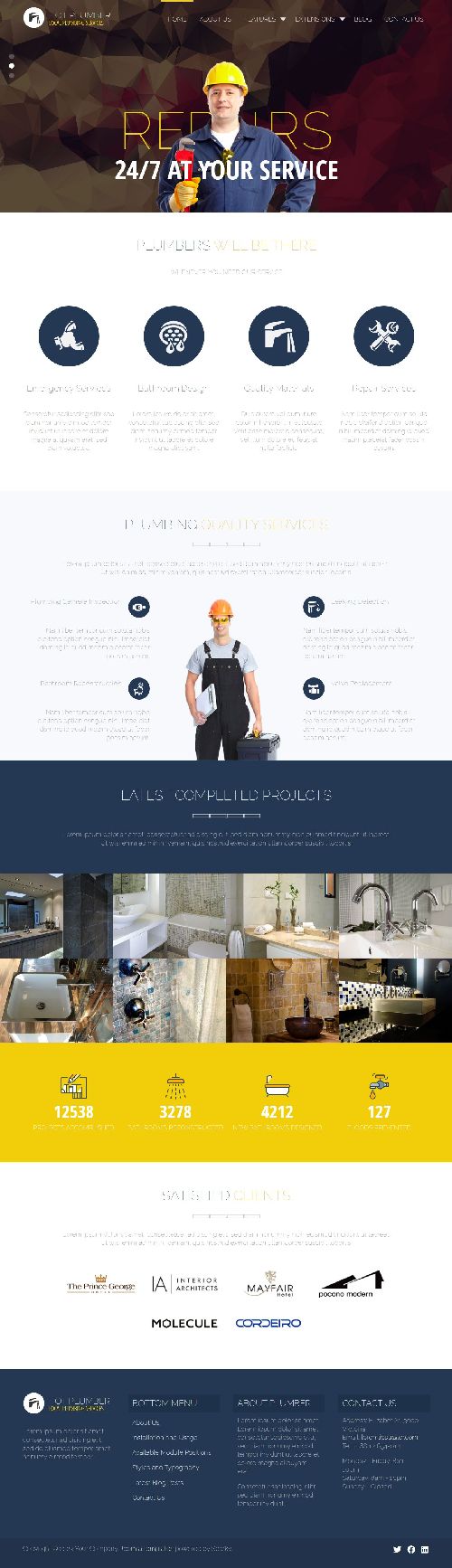 Plumber - Joomla 4 Template for Small and Medium Business