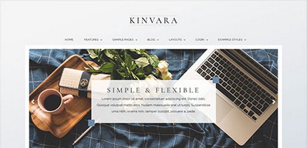 Kinvara - Clean and Classic Design Joomla 4 Template