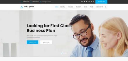 The Experts - Premium Business Consulting Joomla 4 Template