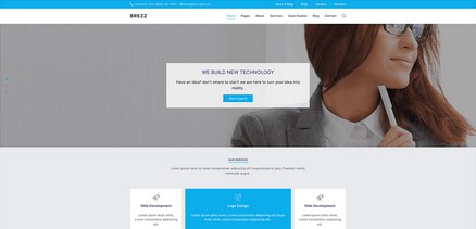 Brezz - Business Clean, and Professional Joomla 4 template