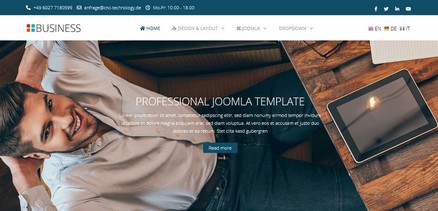 Business - Responsive Multipurpose Website Joomla Template