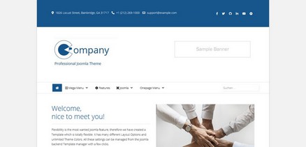 Company - Responsive Multipurpose Websites Joomla Template