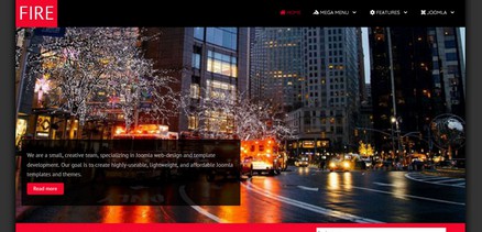 Fire - Fire Departments and Firemen Sites Joomla Template