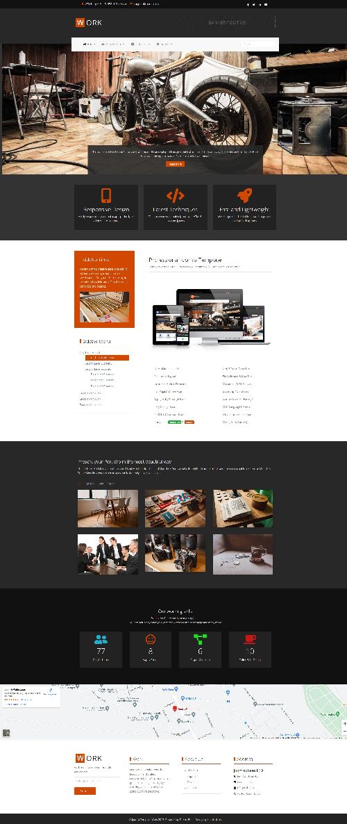 Work - Craftsman Multipurpose Websites Joomla Template