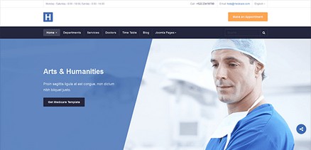 JA Healthcare - Medical Healthcare Website Joomla 4 Template
