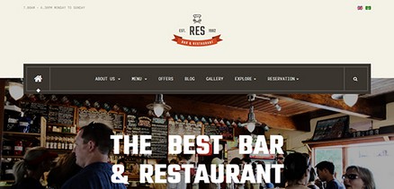 JA Restaurant - Restaurant Cafe Bar Sites Joomla 4 Template