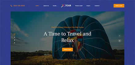 JA Tour - Dedicated Joomla 4 Template Tour Travel Websites