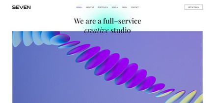 JA Seven - Creative Responsive Portfolio Joomla template