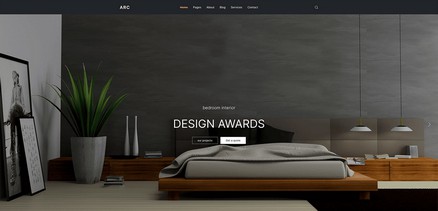 Arc - Responsive Interior Design Studios Joomla 4 Template