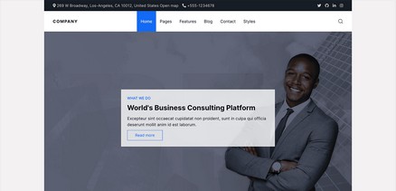 Company - Responsive Company Websites Joomla 4 Template