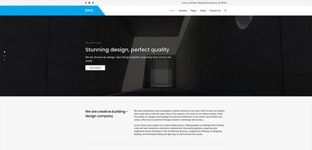 Epic - Responsive Architecture Websites Joomla 4 Template