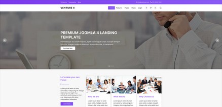 Venture II Joomla template