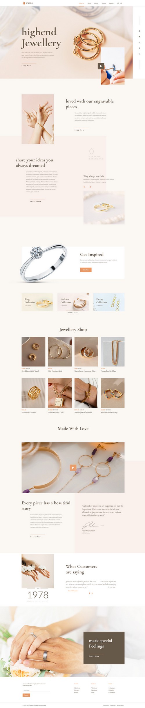 Jewels - Jewellery & Watch eCommerce Joomla Template