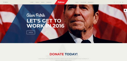 Politist - Joomla 4 Template for Politicians/Election Campaigns