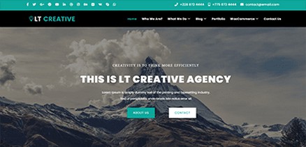LT Creative - Creative Agencies, Business Joomla 4 Template
