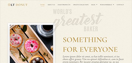 LT Donut - Bread Store, Bakery, Cakes Joomla 4 Template Site