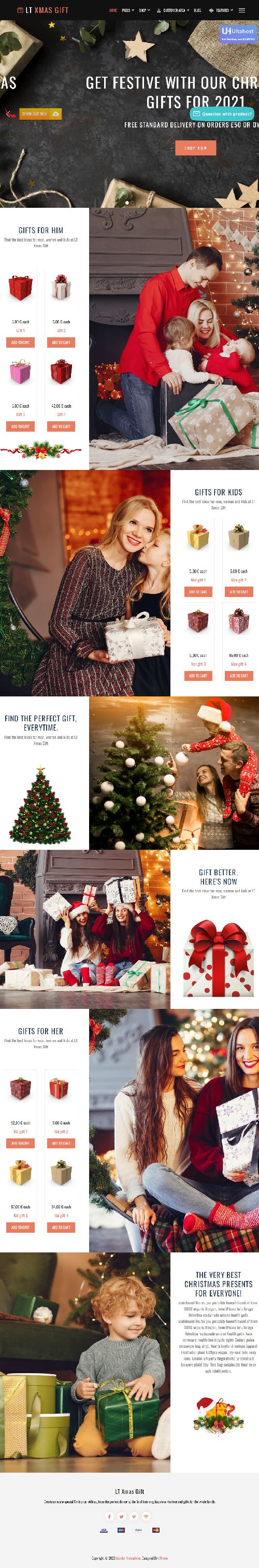 LT xMas Gift - eCommerce Online Hikashop Joomla 4 Template
