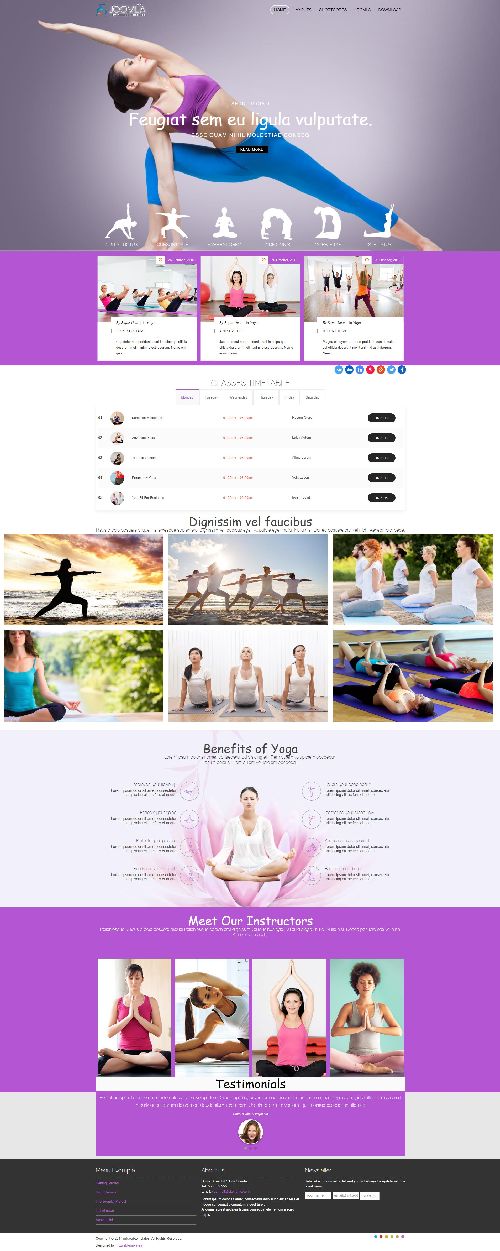 Mx-joomla162 - Yoga Pilates Fitness Joomla Template