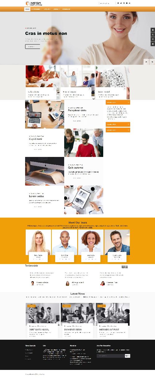 Ol Instam - Responsive Business Websites Joomla Template