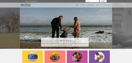 Ol Moted - Joomla 4 Template for Family Center Websites
