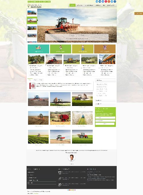 Ol Savo - Joomla Template Agricultural Agro Farms Websites