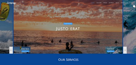 Ol Surf - Joomla 4 Template for Surfing & Water Sports Sites