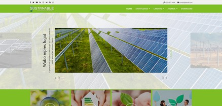 Ol Sustainable - Responsive Green Energy Joomla Template