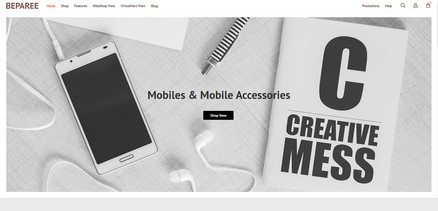Beparee - Joomla 4 Template for creating eCommerce Websites