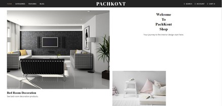 Pachkont - Joomla 4 Template for creating eCommerce Websites
