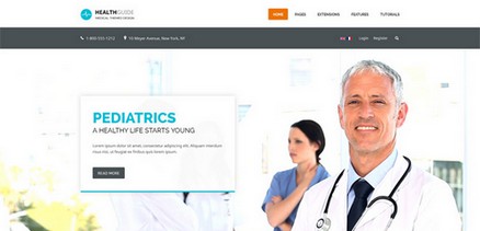 Health Guide - Medical and Hospital Sites Joomla 4 Template