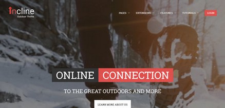 Incline - Responsive Outdoor Activities Joomla 4 Template