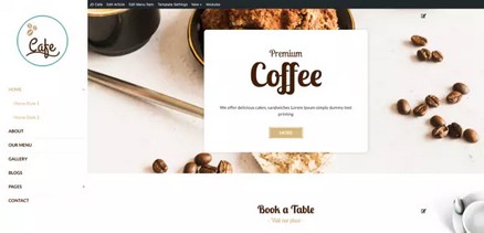 Cafe - Joomla 4 Template for Cafes and Restaurants