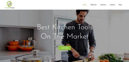 Food Kings - Kitchen Appliances & Tools Joomla 4 Template