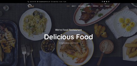 Food - Bakery, Beverage, Cuisine, Organic Joomla 4 Template