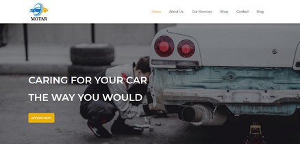 Motor - Auto Service And Car Repair Joomla 4 Template