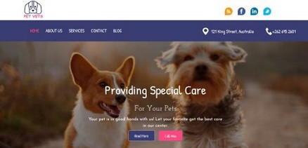 Pet Vets - Premium Veterinary, Pet Clinic Joomla 4 Template