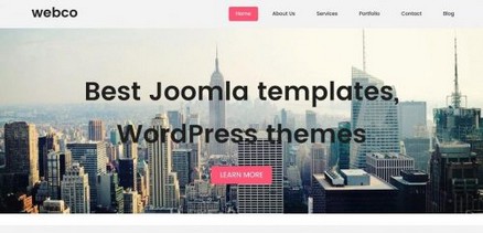 Webco - Free Creative Web Design Agencies Joomla 4 Template