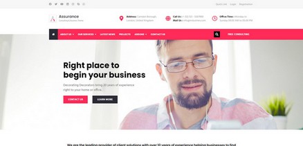 Assurance - Consulting Business Joomla 4 Template
